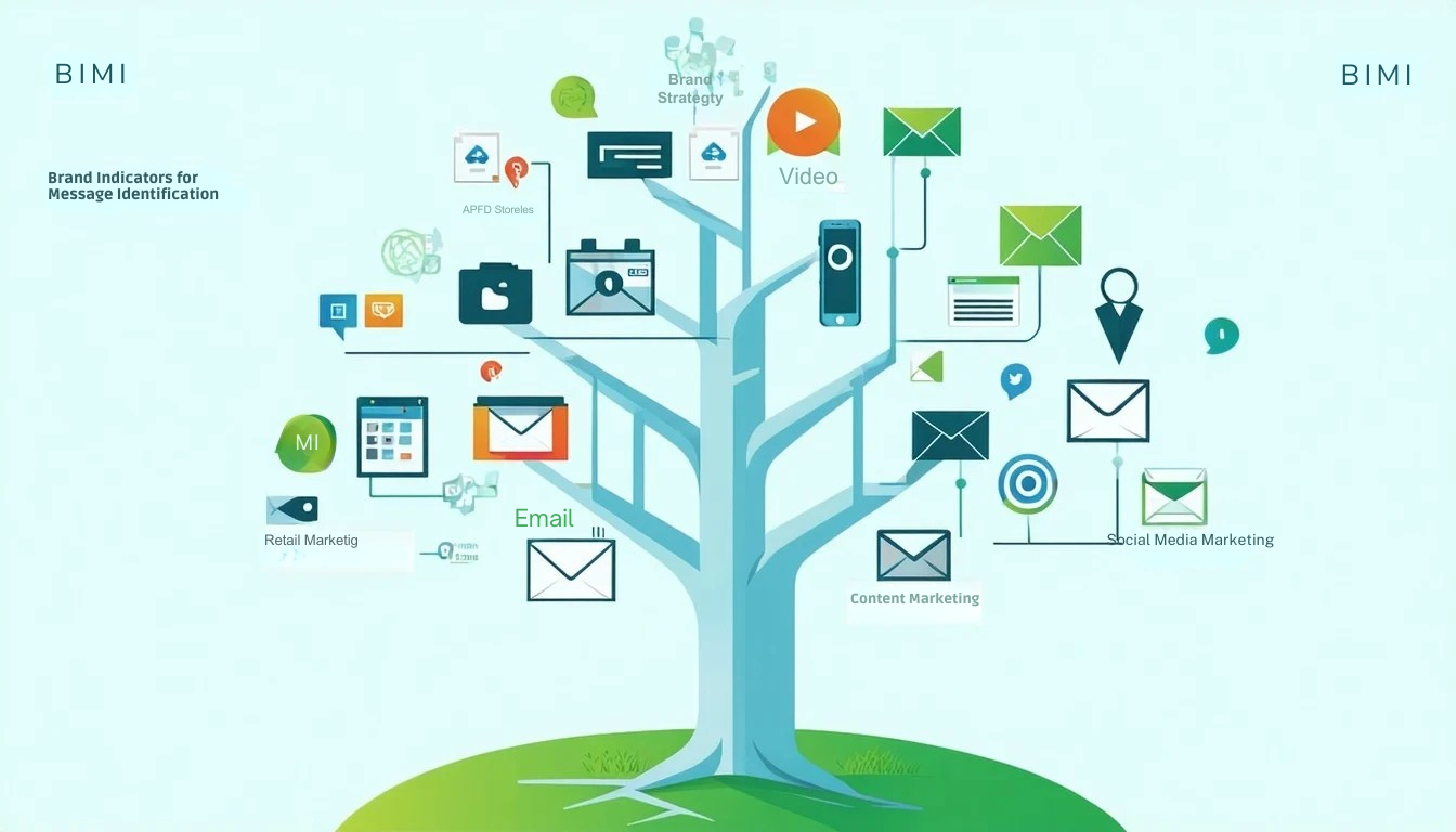 BIMI neboli Brand Indicators for Message Identification slouží jako základní kmen stromu marketingové strategie, který poskytuje robustní rámec pro rozpoznání značky a důvěryhodnost digitální komunikace.